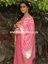 Banarasee Handloom Chanderi Cotton Zari Work Salwar Kameez Dupatta Set-Pink