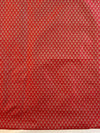 Banarasee Semi-Silk Salwar Kameez Fabric With Resham Design-Red
