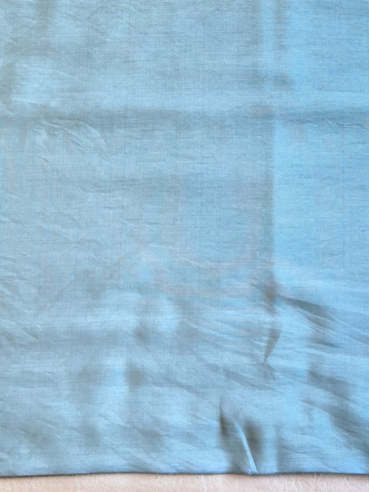 Banarasee Embroidered Linen Tissue Salwar Kameez With Dupatta-Pastel Blue