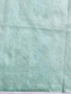 Banarasee Handwoven Organza Silk Floral Embroidered Saree-Sea Green